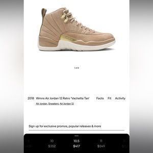 Wmns Air Jordan 12 Retro 'Vachetta Tan'